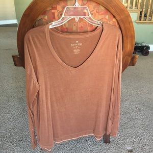 Soft & Sexy Burnt Orange Long Sleeve